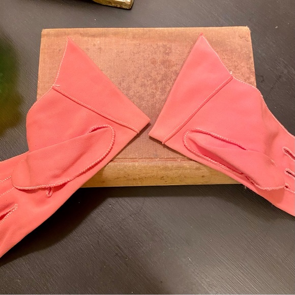 Gloves ~ Vintage ~ 2 Pair ~ Stetson ~ Women’s ~ Coral Pink & Light Yellow ~ GVC - Picture 5 of 9